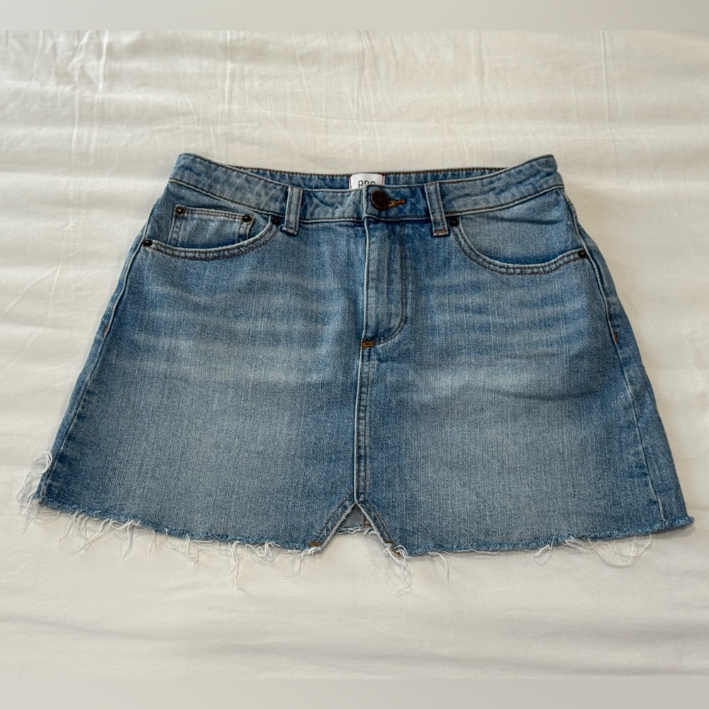 BDG A-Line Denim Mini Skirt
